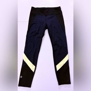 Athleta Black and Navy Leggings